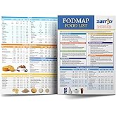 Zastic! Fodmap Food List Chart - 345 Common Foods Reference Guide for IBS Individuals & Low Fodmap Diet - Fodmap Friendly Foo