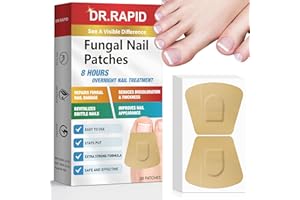 DR.RAPID Toenail Fungus Treatment Extra Strength - 20 Hydrogel Patches for Overnight Nail Repair, 8-Hour Nighttime Fungal Nail Patches, Restores Healthy Appearance, Waterproof & Painless Relief