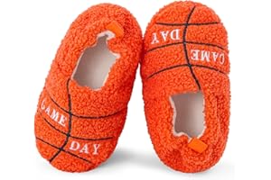 KAKU NANU Toddler Kids Slippers Cute Animal Cartoon Shoes Girls Boys Warm Fleece Winter Household Slippers