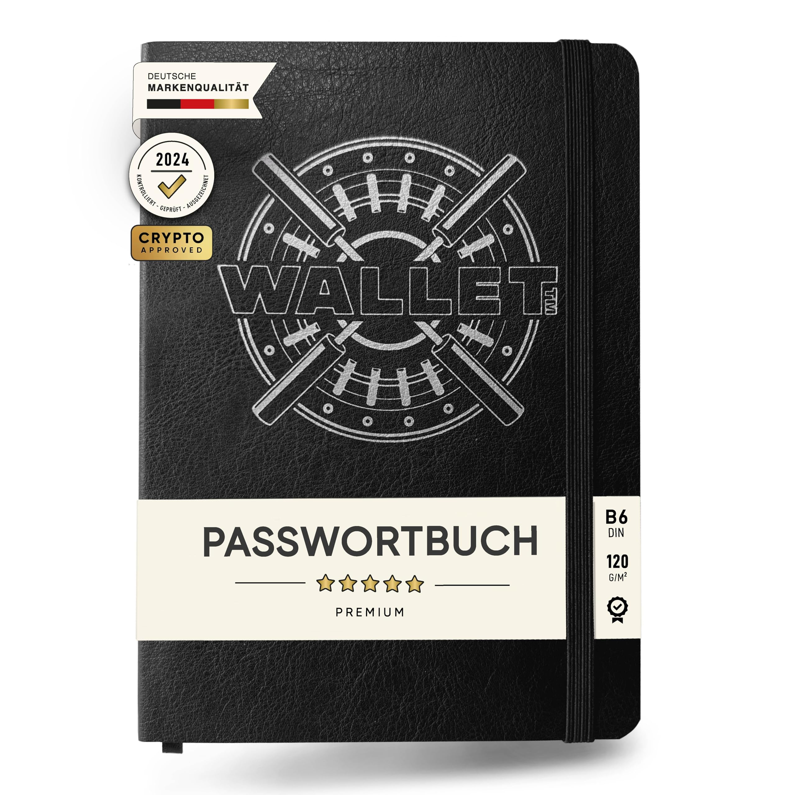 NORTHERN NOTES - Premium Password Book - High Quality Notebook & Logbook for Your Access Data. Individual Organisation and Offline Backup