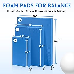 Corsiampoo Balance Pad-2 Inch Thick Foam Exercise