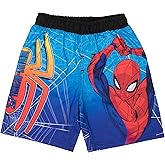 Marvel Spider-Man Peter Parker and Miles Morales Boys Swim Trunks - Spiderman Bathing Suit Swim Shorts
