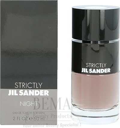 Jil Sander Strictly Night Eau de Toilette 60ml Mens Spicy Woody Fragrance