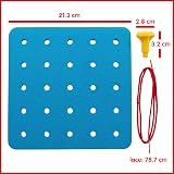 edxeducation Geo Pegs and Peg Board Set 36 Pegs 3 Shapes 6 Colours 18m+ view 8