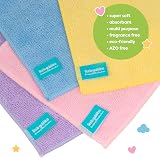 Little Gubbins 20 Reusable Baby Wipes + Free Laundry Bag 20x20cm view 5