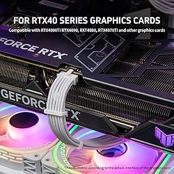 Sirlyr Corsair 12vhpwr Cable,12+4 Pin to Dual 8 Pin