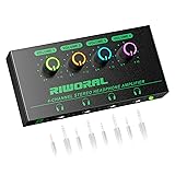 Riworal 4 Channels Headphone Amplifier with