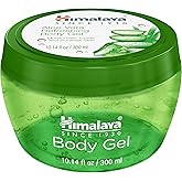 Himalaya Aloe Vera Refreshing Body Gel, with Real Aloe Vera for Moisturizing, Cooling, and Soothing Skin, Lightweight Non-Greasy Formula, 10.14 fl oz (300 ml)