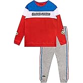 Super Mario Boys Gaming Sweatshirt and Joggers Set 2 Piece Outfit Set for Kids Multicolor 4