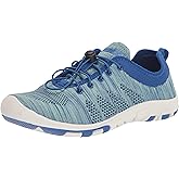 RocSoc Women's Summer Barefoot Woven Fabric Water Sport Aqua Shoes - Breathable, Speed Laceup, Quick Dry Beach Footwear for Kayaking Fishing Driving Yoga Walking