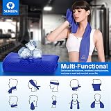 Sukeen 4 Pack Cooling Towel 40x12 Ice Towel Microfiber Yoga Gym Sports view 5