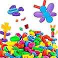 RAINBOW TOYFROG STEM Builder Toys Kit|3D Educational Construction Engineering Building Blocks for Boys and Girls Ages 3 4 5 6 7 8 9 10 Years Old|Best STEM Activities for Kids Ages 3-5.
