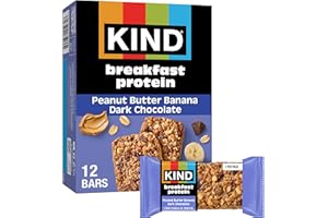 KIND PB Banana Dark Choc Protein Breakfast Bar 6 Count, 10.58 OZ