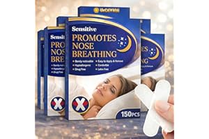 300 Pcs Sleep Tape, Hypoallergenic, Drug Free with Medical Grade Adhesive - Value Pack (2 Pack of 150 Tapes)