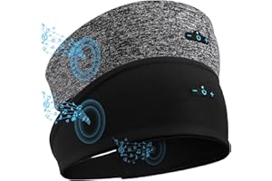 Sleep Headphones Bluetooth Headband for Side Sleeper, 17H Playtime, Wireless Headband Headphones with HD Stereo Speakers for 