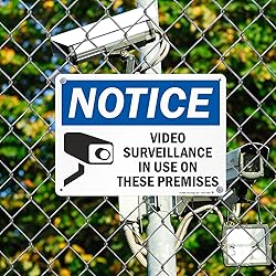 SmartSign "Notice - Video Surveillance in Use on
