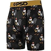PSD Men's Cocky Boxer Briefs - Breathable and Supportive Men's Underwear with Moisture-Wicking Fabric