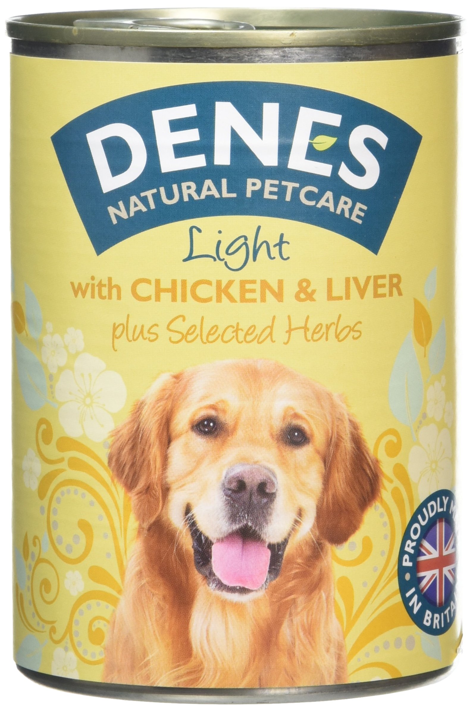 Denes Complete Adult Light Wet Dog Food Chicken, 12 x 400 g