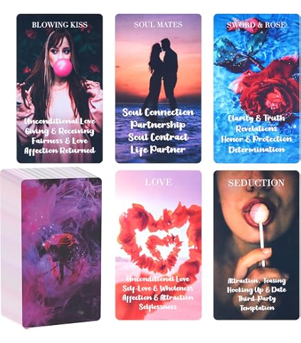Love Oracle Cards, Romantic Love and Relationship Cards for Soulmates and Twin Flames, Guide You Love Oracle Cards, Romantic Love and Relationship Cards for Soulmates and Twin Flames, Guide You