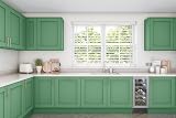 Hemway Misty Green Peel & Stick Chalk Paint Sample A5 Colour Swatch view 6