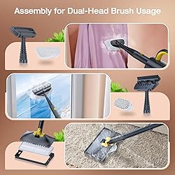 ScrubWiz Steam Mop Cleaner with Detachable Handheld