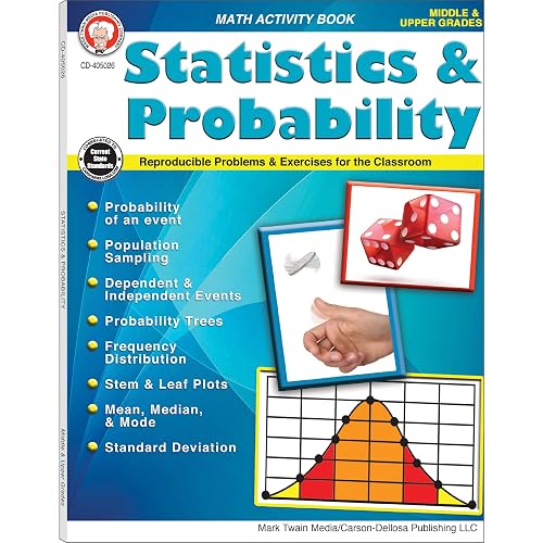 Mark K Math Mark Twain Statistics and Probability Math Workbook, Reproducible ...