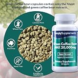 Simply Supplements Green Coffee Bean Extract 20000mg | 60 Vegan Capsules view 3