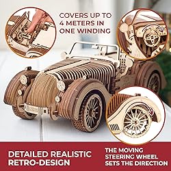 UGears Mechanical Models Roadster VM-01 3-D Wooden