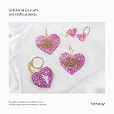 Hemway Holographic Pink Glitter Shaker 130g Chunky Glitter for Resin Crafts view 5
