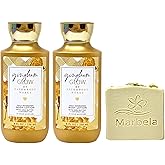 Bath & Body Works Gingham Glow 2 Pack Body Lotion Bundle with a Wild Jasmine Bar Soap - Full Size