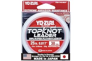 Yo-Zuri Topknot 30 yd Sinking Leader, Disappearing Pink, 25 lb