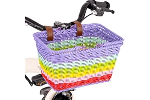 GRANNY SAYS Kids Bike Basket, Front Bicycle Basket for Kids Boys and Girls, Small Basket for Toddler Scooter Strider Bike Fro