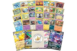 Littleroot Games - Ultra Rare Starter Bundle - 50 Authentic Cards - Trading Cards for Boys & Girls - Card Collection Starter Kit - 5 Holo Cards & 1 Ultra Rare (V/VMAX/VSTAR/EX/GX)