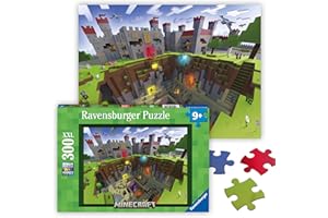 Ravensburger Minecraft: Cutaway 300 Piece XXL Jigsaw Puzzle for Kids - Screen-Free Activity Boosts Concentration and Focus