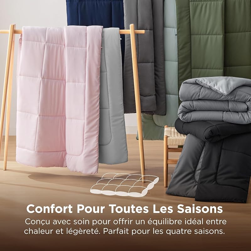 Couette 220x240 4 Saisons - Couette sans Housse 300g/m²
