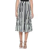 DKNY Womens Elastic Waist Skirt Pull on Comfy Skirt