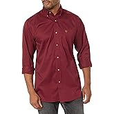 ARIAT Mens Solid Twill Fitted Shirt