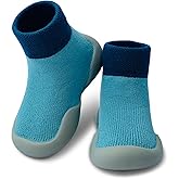 Dookeh Baby Shoes Boys Girls First Walking Shoes Non Slip Soft Sole Sneakers Toddler Infant Babygirl Sock Shoes