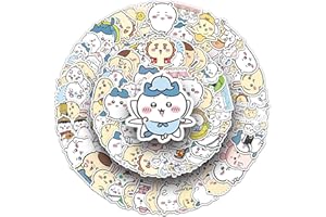 Cute Cartoon Chiikawa Sticker 101 Pcs,Kawaii Aesthetic Waterproof Decals for Adult Teen for Skateboard Water Bottle Notebook 