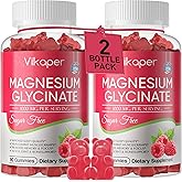 Magnesium Glycinate Gummies 1000mg Sugar Free,Magnesium Potassium Supplement with Vitamin D3,B6 to Sleep,Stress,Muscle Relief