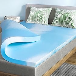 BedStory 3 inch Memory Foam Mattress Topper
