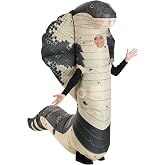 Inflatable Hooded Snake Costume for Kid's - Includes Fan, Battery Pack & Enclosed Head - Funny Animal Halloween Outfit