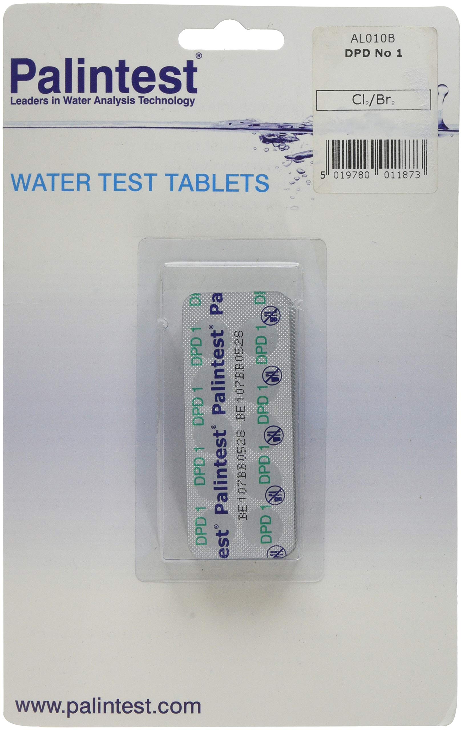 Palintest DPD No.1 Rapid Dissolve Chlorine Test Tablets - per 50
