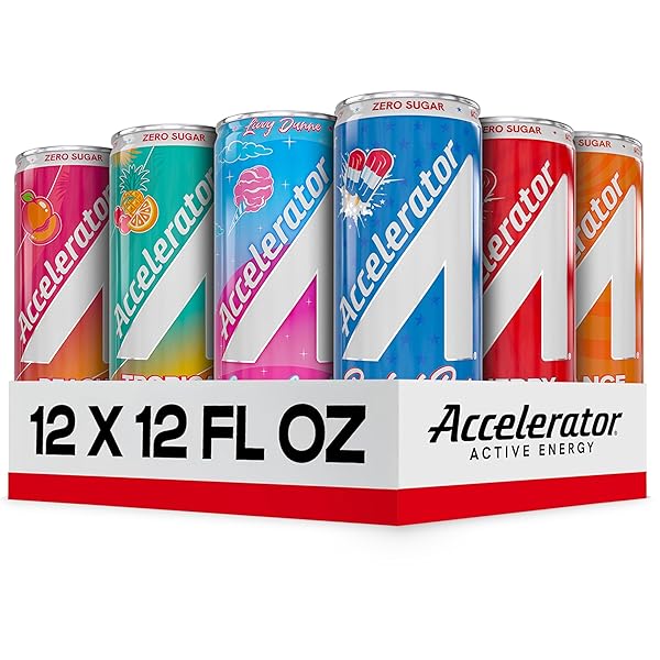 ACCELERATOR ENERGY DRINK, ULTIMATE VARIETY PACK 12OZ CAN...
