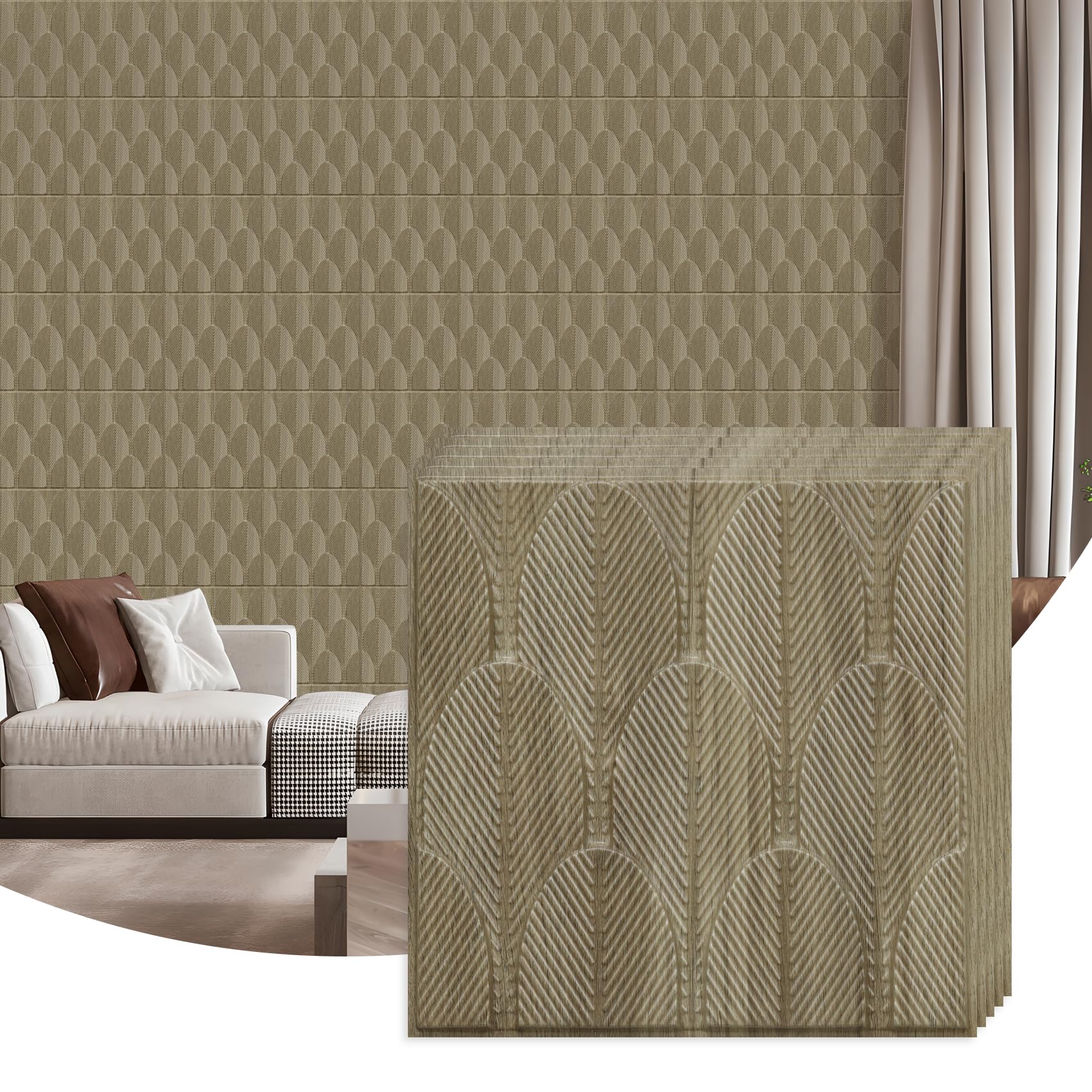 STICKGOO 33 Pack 3D Wall Panels, 3D Wall Panels for Interior Wall Decor ...