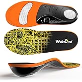 Plantar Fasciitis Arch Support Insoles - Welnove Heavy Duty High Arch Inserts Standing All Day, Fatigue Reduce - Orthotic Cushion for Foot Pain, Flat Feet, Heel Spurs, Man & Women, Fit Most Shoes (L)