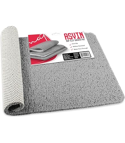 VinAir - Alfombrilla Para El Suelo Para Piscina, Vestuario, Ducha, Patio O Casa Y Oficina (1.6 X 4.7 In), Color Azul