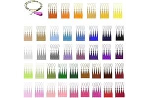 200 Pcs Bookmark Tassels, 40 Colors Mini Tassels for Crafts Colorful Handmade Silky Tassel for DIY Crafts Supplies Home Decor