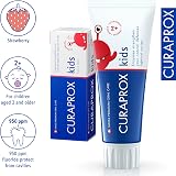 Curaprox CS Kids Toothpaste Strawberry 60ml 950 ppm Fluoride 2+ Switzerland view 2
