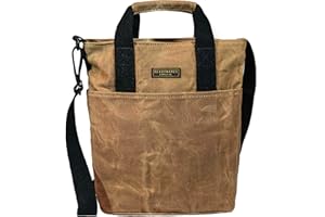 Readywares Waxed Canvas Crossbody Bag/Book Tote/Messenger/Canvas Travel Bag
